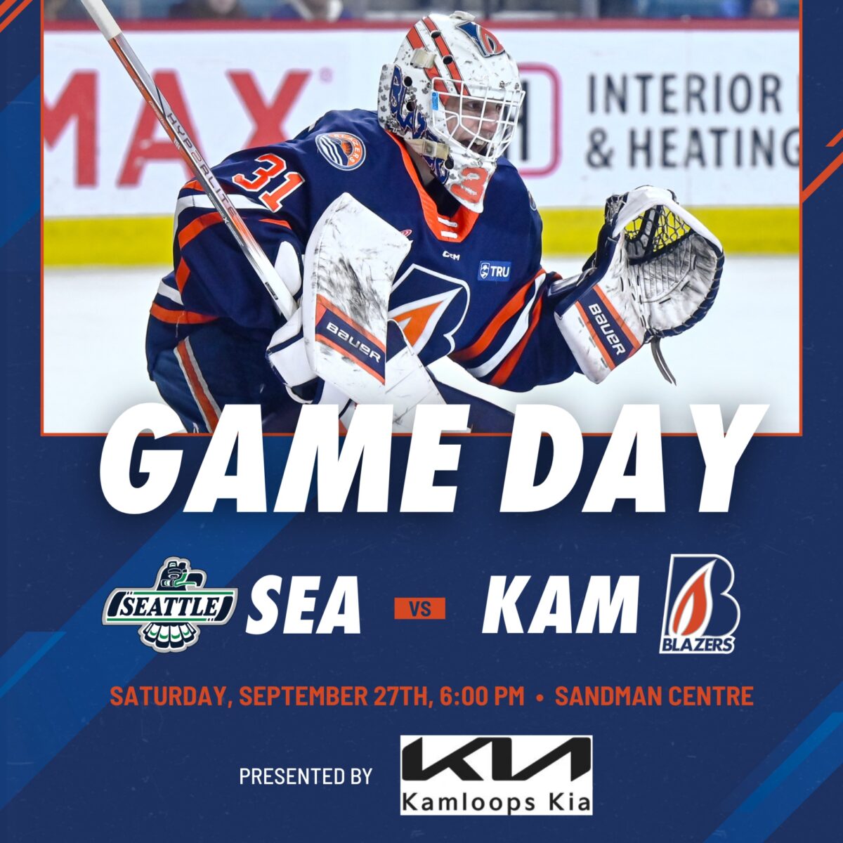 BLAZERS HOST THUNDERBIRDS AT 6PM TONIGHT
