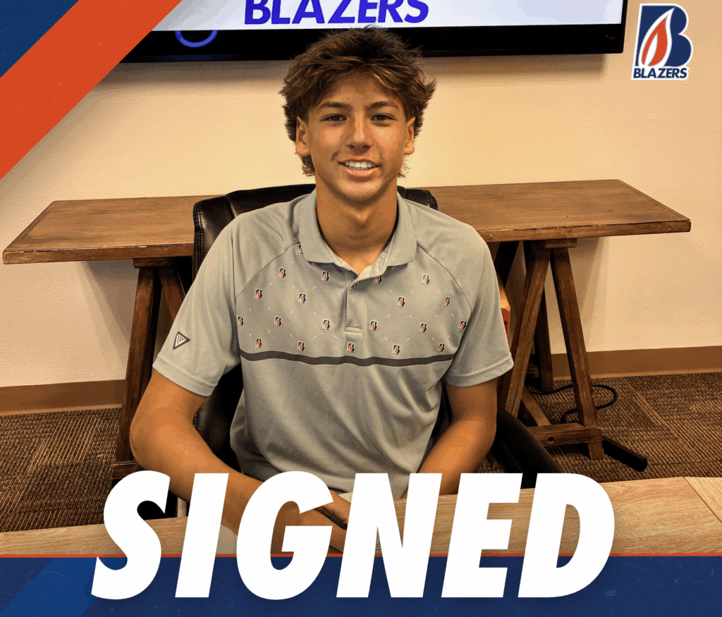 BLAZERS SIGN 2009-BORN GOALTENDER KAEDEN TATE
