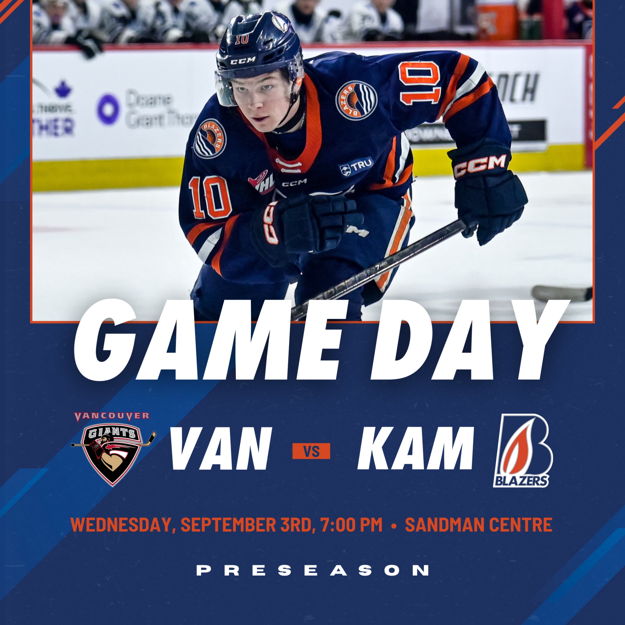Blazers Host First Preseason Game Against Giants