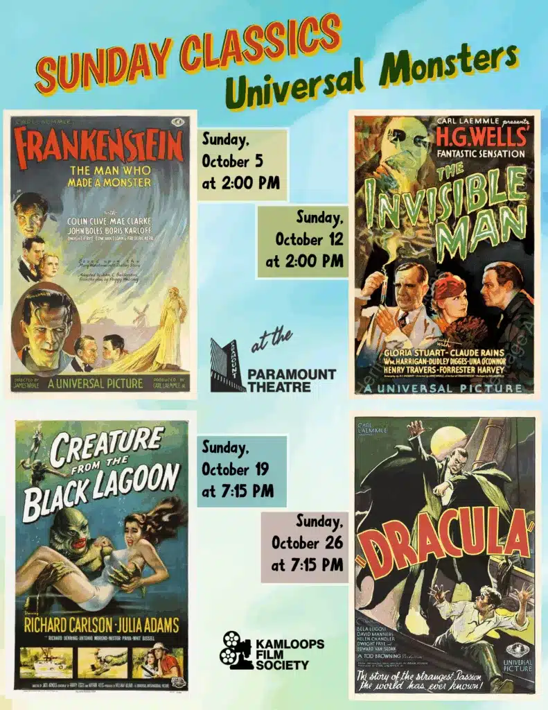 Sunday Classics | Universal Monsters – The Kamloops Film Society