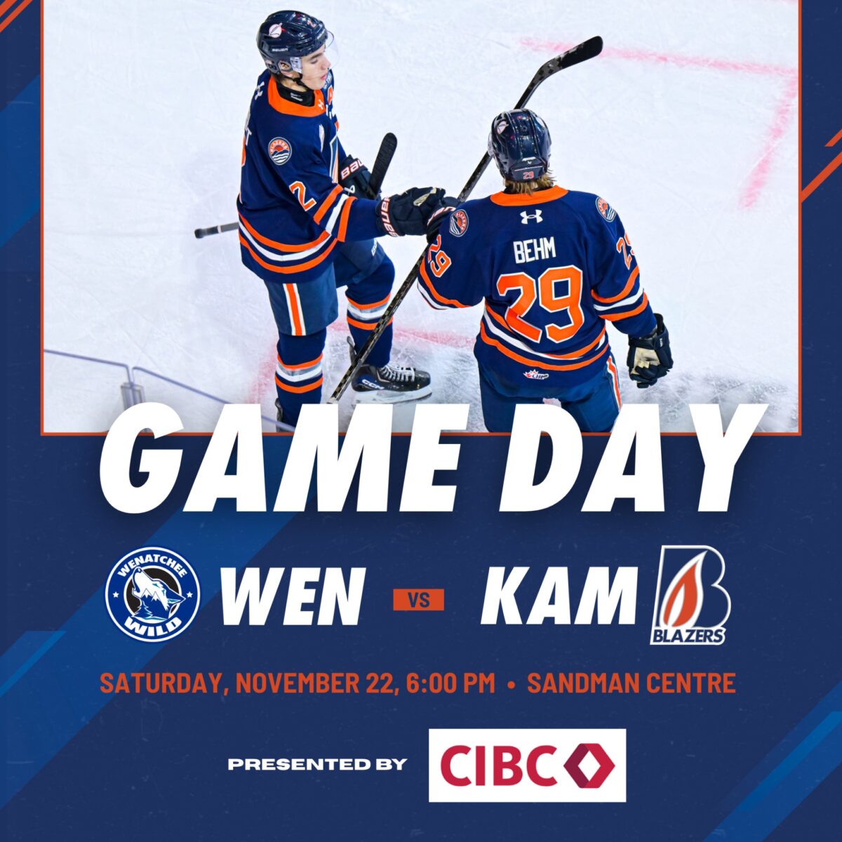 BLAZERS HOME TO WENATCHEE AT 6:00PM