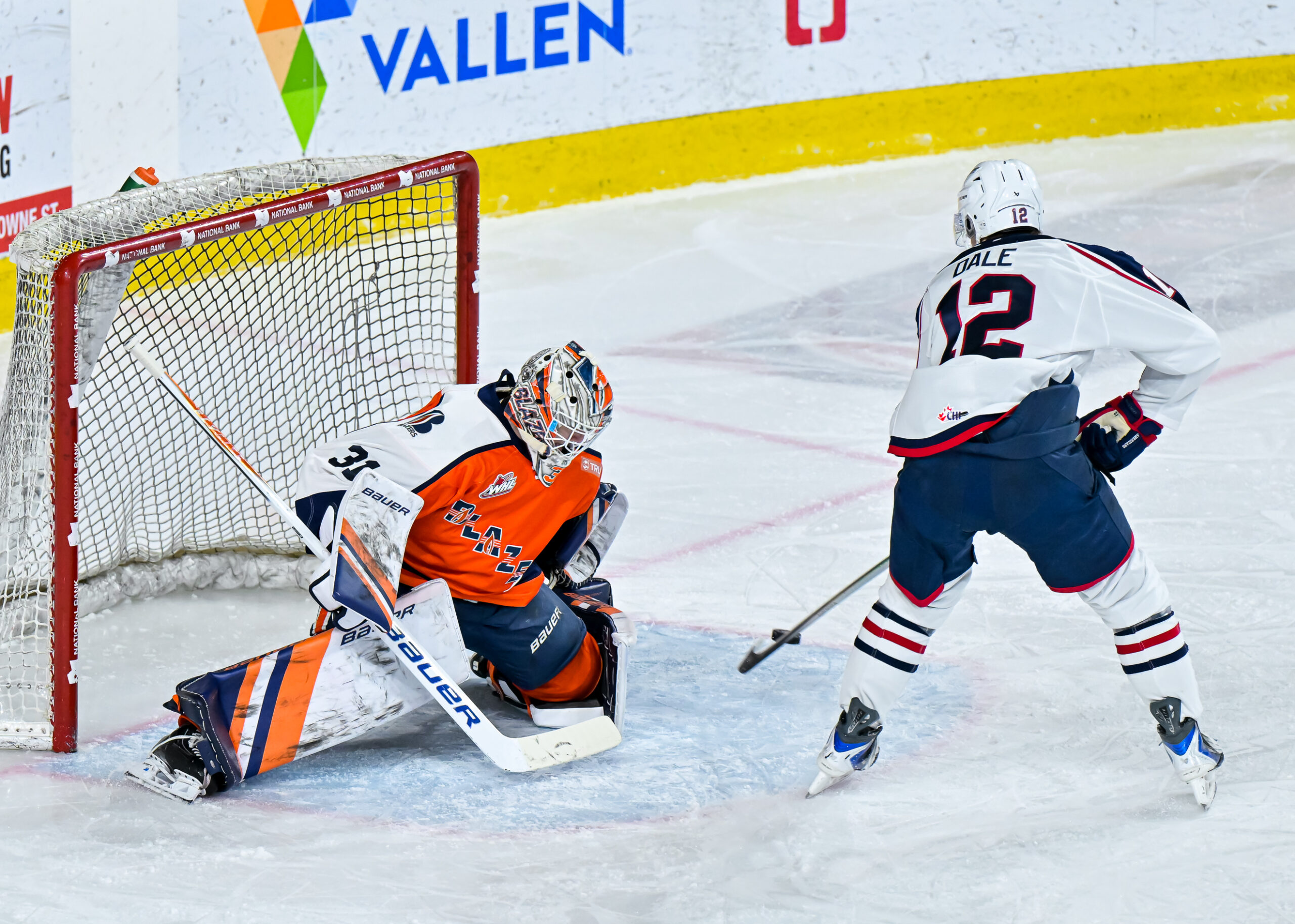 BLAZERS LOSE 4-3 IN OVERTIME