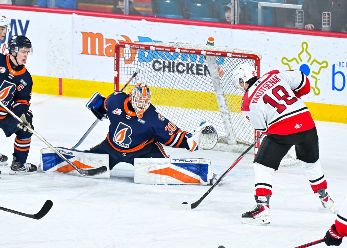 BLAZERS FALL 3-2 IN SHOOTOUT