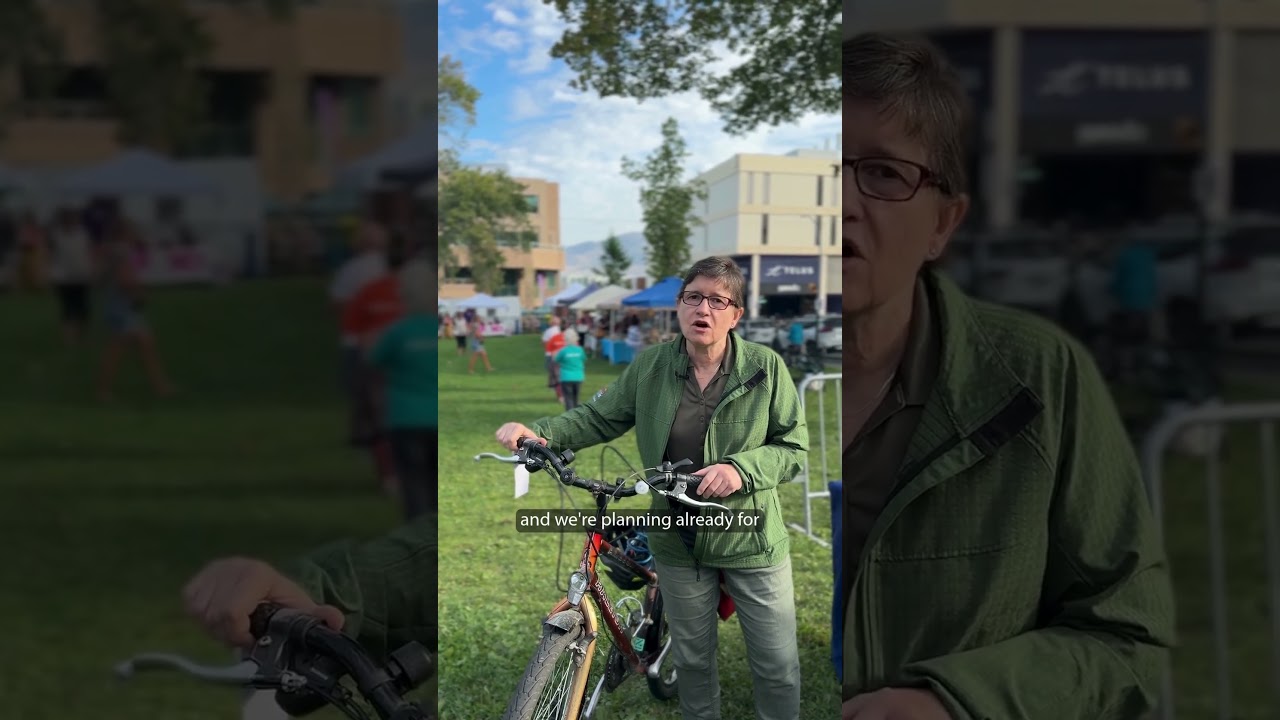 Councillor Nancy Bepple - Bike Valet