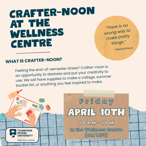 Crafter-noon with the TRU Wellness Centre