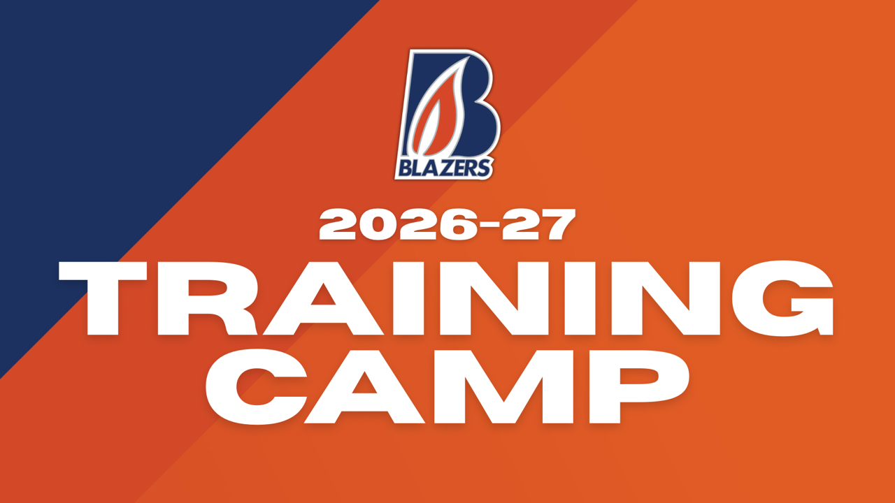 2026 KAMLOOPS BLAZERS TRAINING CAMP SCHEDULE